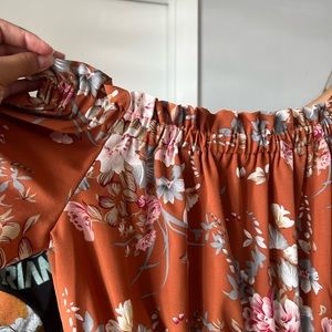 Fall themed mini dress